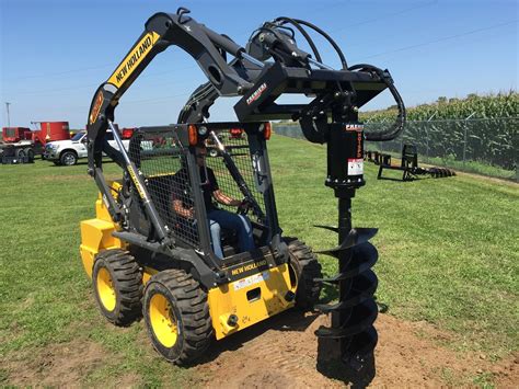 auger drill skid steer|best rated skid steer auger.